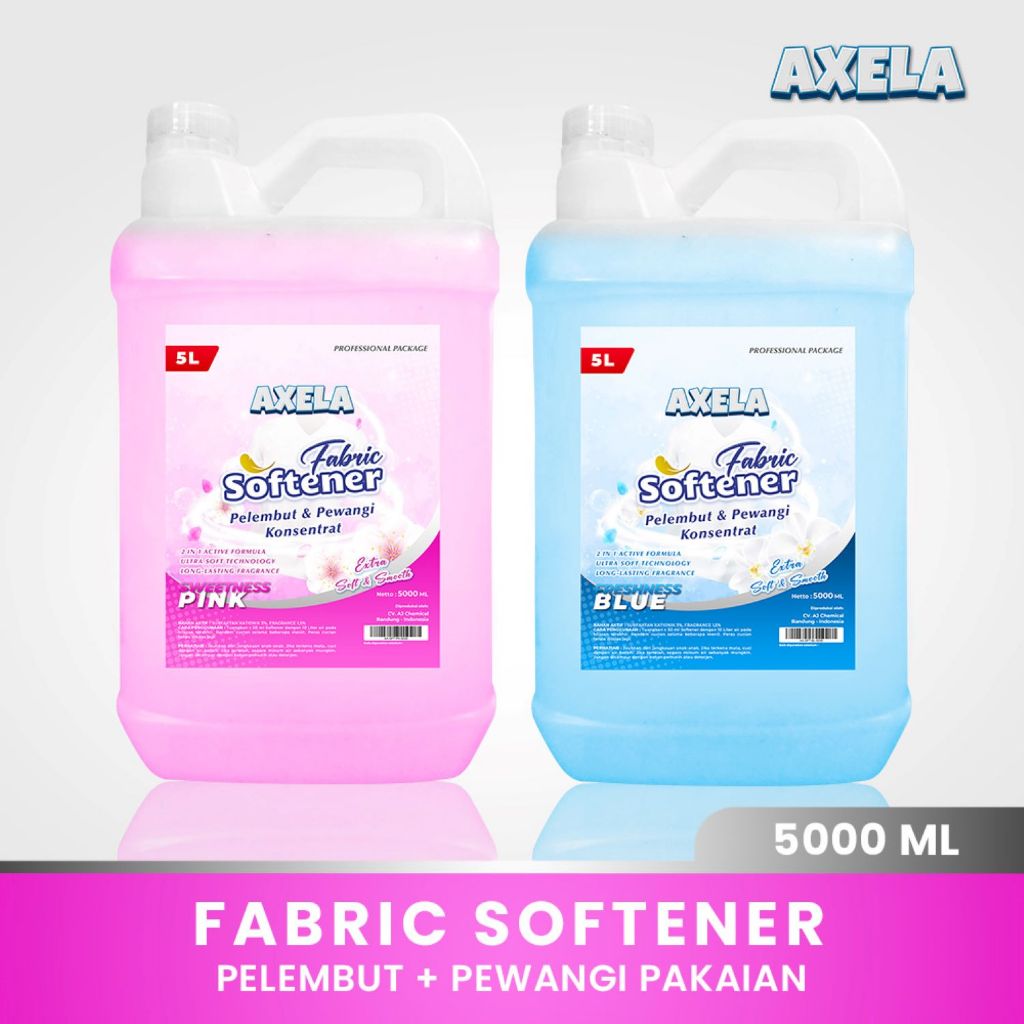 Jual Pelembut Dan Pewangi Pakaian Laundry Fabric Softener Axela Ml