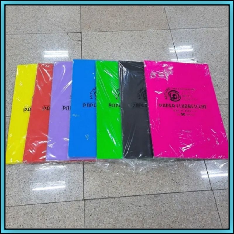 Jual Lembar Kertas Karton Asturo Warna Warni Shopee Indonesia