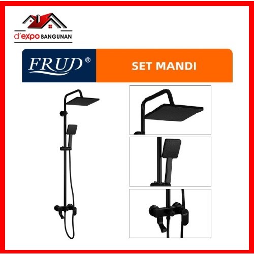 Jual Shower Mandi Set Komplit Shower Tiang Panas Dingin Frud R24001 6