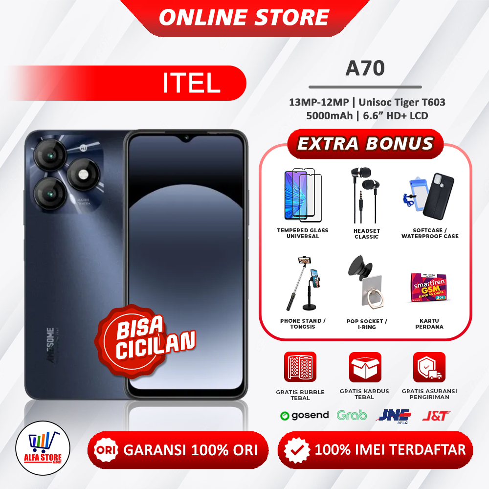 Jual Itel Vision A70 RAM 3 128GB 4 128GB Garansi Resmi By Infinix