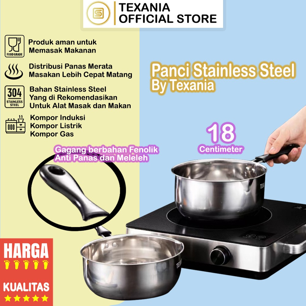 Jual FUNCOOK Panci Susu Panci Mie Panci Rebus Panci Berkualitas