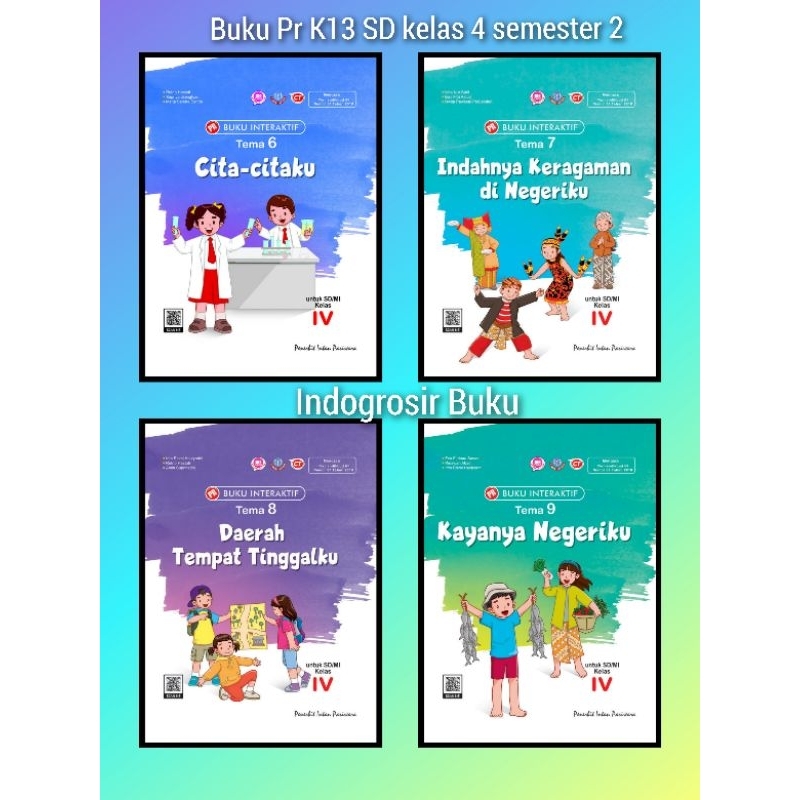 Jual Buku Pr Lks Tematik Kelas Sd Mi Kurikulum K Semester Intan