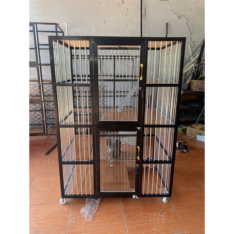 Jual Kandang Kucing Aluminum 2 Pintu Shopee Indonesia