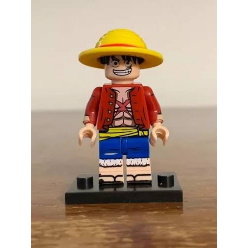 Jual Mini Action Figure Monkey D Luffy Anime One Piece Brick Mainan