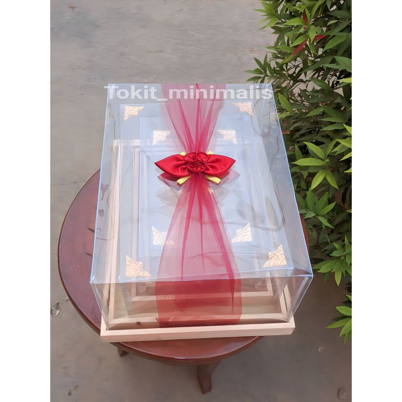 Jual BOX HANTARAN 1 Set Isi 4 KOTAK KAYU JATI Belanda PAKET LENGKAP