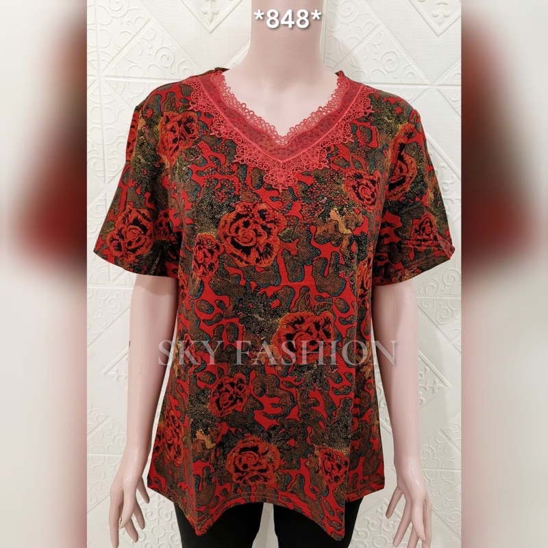 Jual Blouse Import Terbaru Atasan Ibu Ibu Import Shopee Indonesia