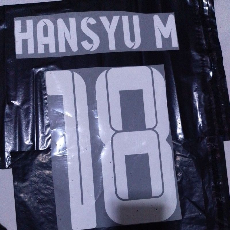 Jual Cetak Custom Nama Nomor Punggung Jersey Nameset Jersey Polyflex