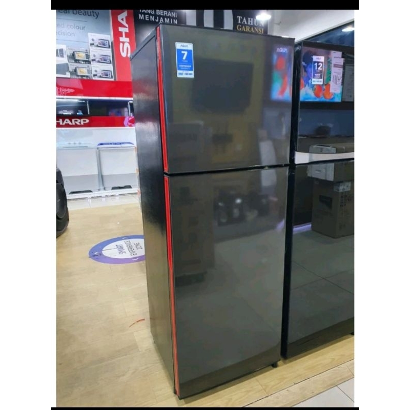 Jual KULKAS 2 PINTU AQUA AQR D261 Shopee Indonesia