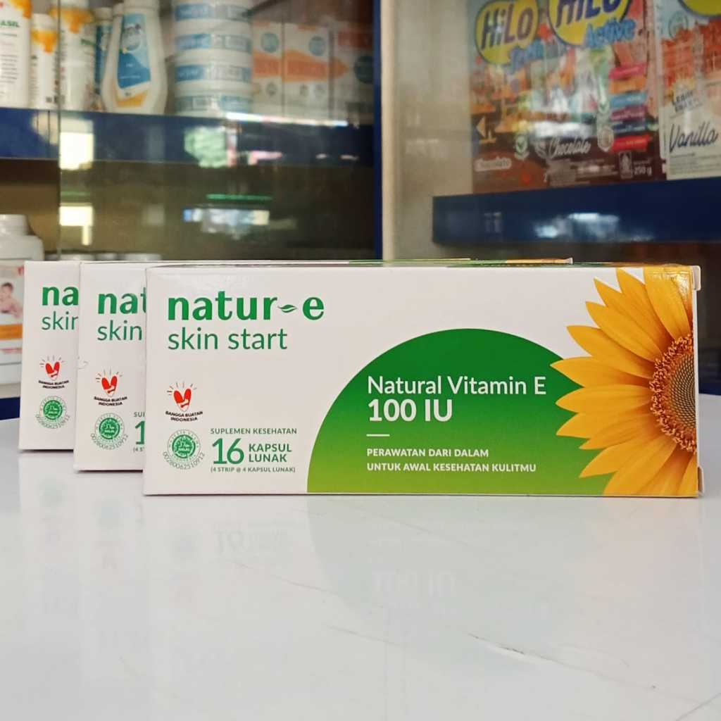 Jual Natur E Skin Start Natural Vitamin E 100 IU Soft Capsule 16 S