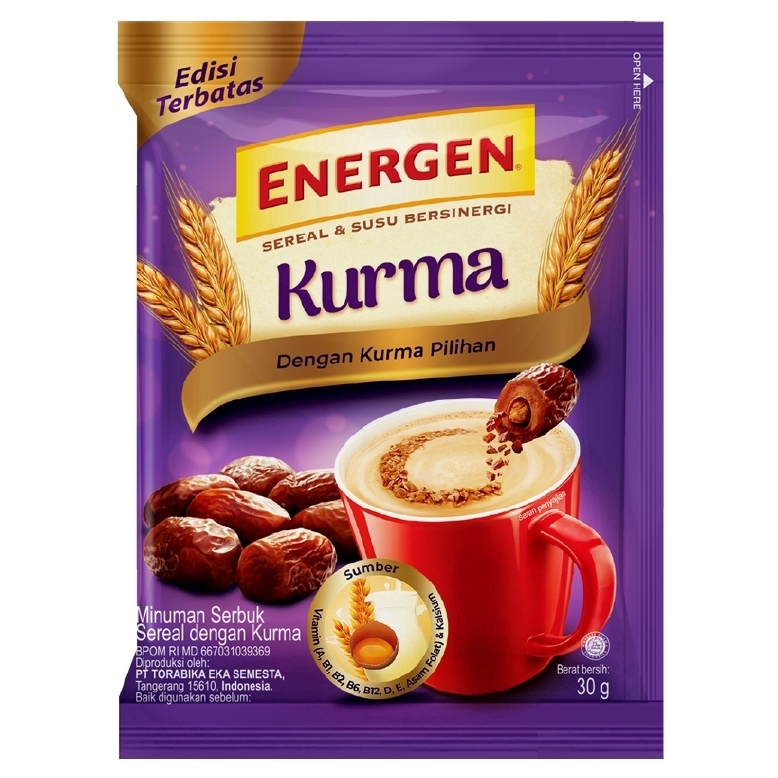 Jual Energen Sereal Renceng Gram Kemasan Baru Rasa Coklat Vanilla