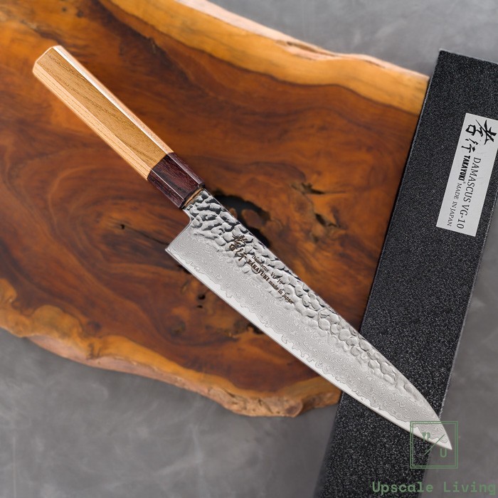 Jual Pisau Jepang SAKAI TAKAYUKI 33 Layer Damascus WA Gyuto 210mm