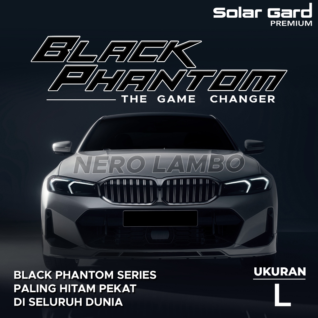 Jual Kaca Film Mobil Solargard Black Phantom Full Neta V Nero Lambo