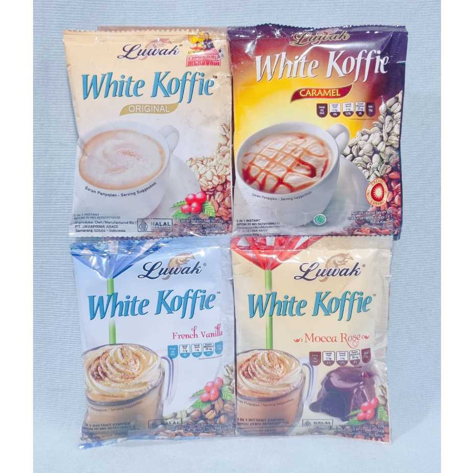 Jual Luwak White Koffie Original Caramel French Vanilla Mocca