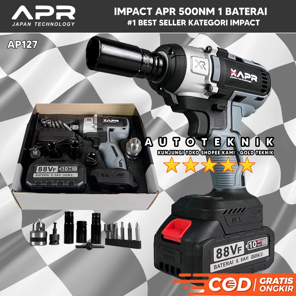 Jual Impact Wrench Apr Japan Mod Dewalt Nm Mesin Pembuka Baut Motor