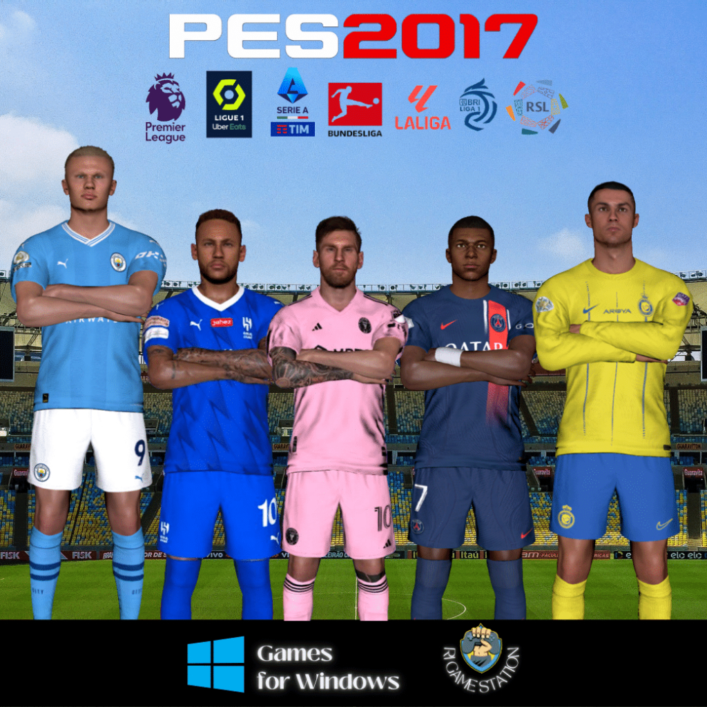 Jual PES 2017 FULL UPDATE PATCH 2024 LIGA BRI PC LAPTOP GAMES