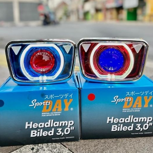 Jual Lampu Biled RX King New Set Batok Set Headlamp Depan Built Up PNP