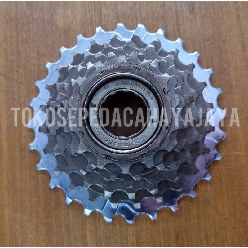 Jual Sprocket Ulir Sepeda MTB Shimano SIS MF HG20 Singapore 6 Speed NOS