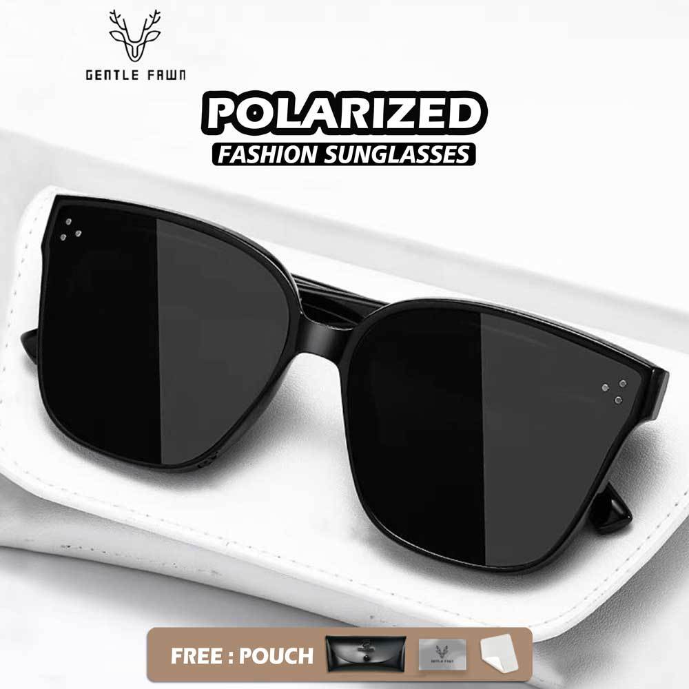 Jual Gentle Fawn Kacamata Sunglasses Polarized Bentuk Kotak Fahion