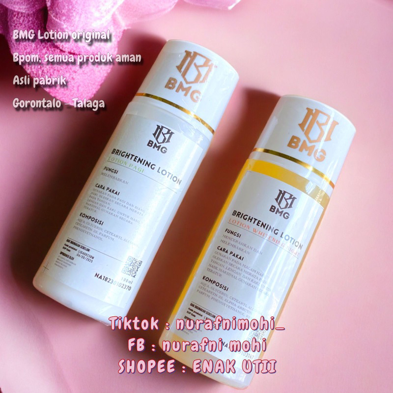 Jual BMG LOTION 2 ITEM ASLI PABRIK BPOM Shopee Indonesia