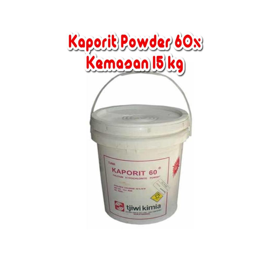 Jual Kaporit Powder 60 Tjiwi Kimia Kemasan 15 Kg Shopee Indonesia