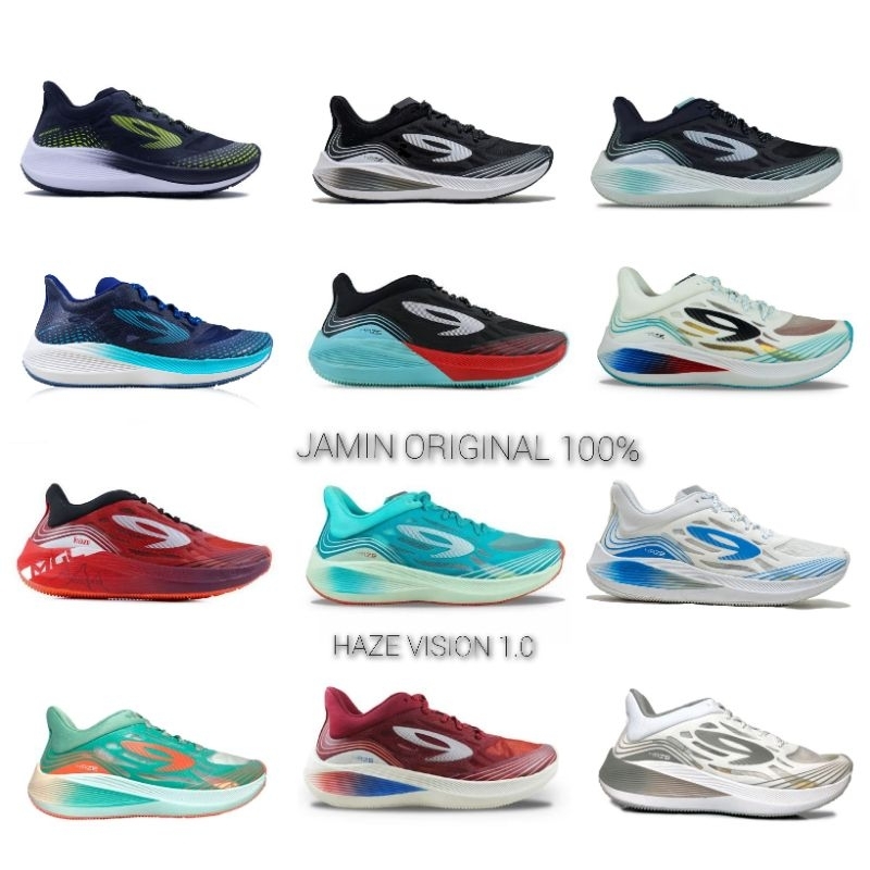 Jual Sepatu Running Terbaru Nineten Haze Vision Original