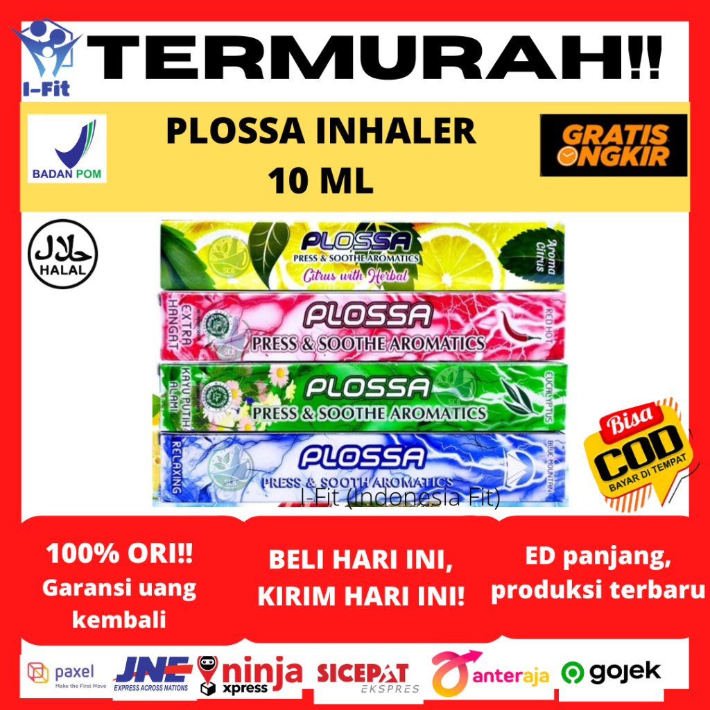 Jual Plossa Inhaler Dan Roll On Eucalyptus Blue Mountain Red Dan Citrus