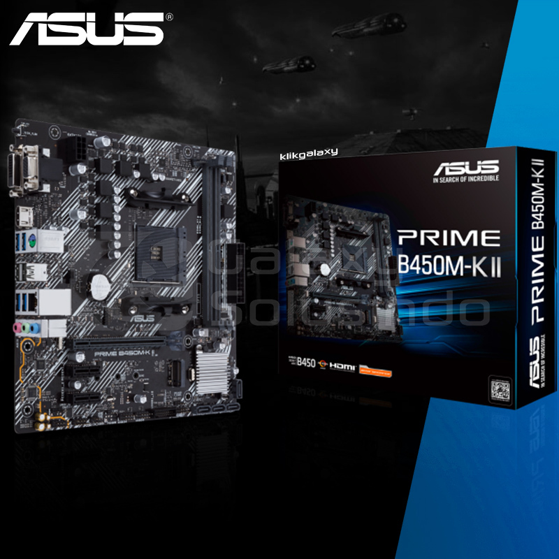 Jual ASUS PRIME B450M K II AMD AM4 B450 DDR4 Motherboard Shopee Indonesia