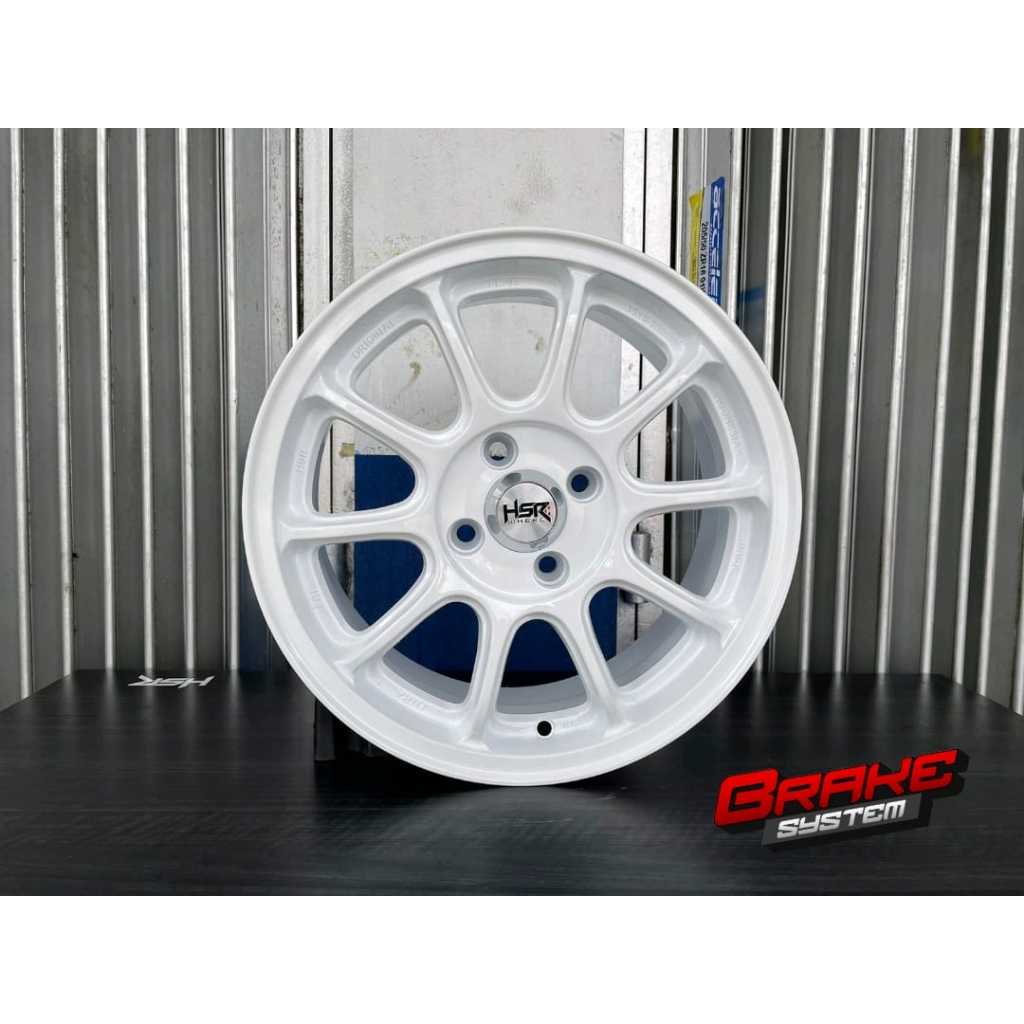 Jual VELG RACING HSR FE03 R15 PCD 4X100 COCOK MOBIL BRIO AGYA AYLA