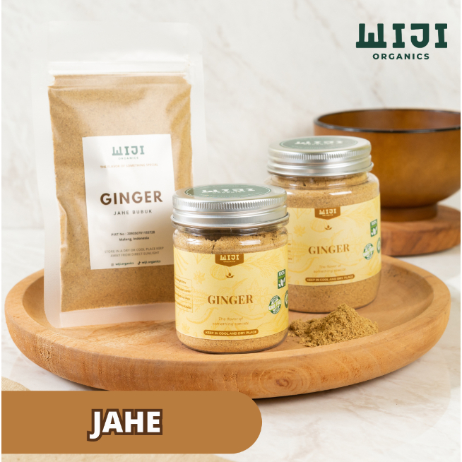 Jual Ginger Powder Jahe Bubuk Murni Ground Bumbu Organik Masak