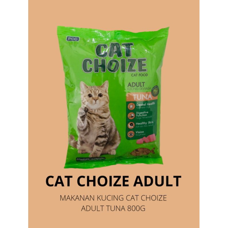 Jual CAT CHOIZE ADULT TUNA SALMON 800gr Makanan Kucing Kering Cat