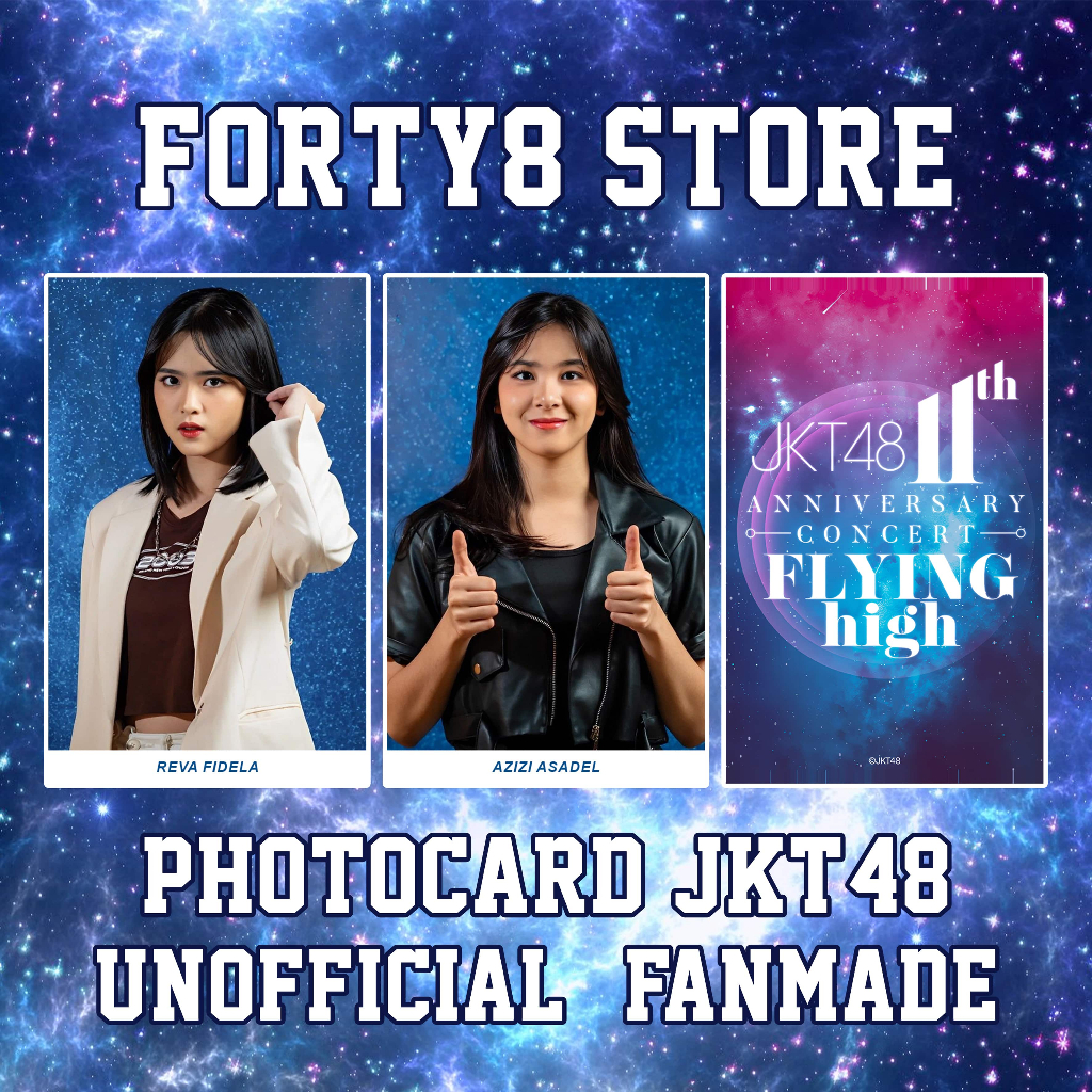 Jual Photocard Jkt Unofficial Fanmade Edisi Flying High Shopee