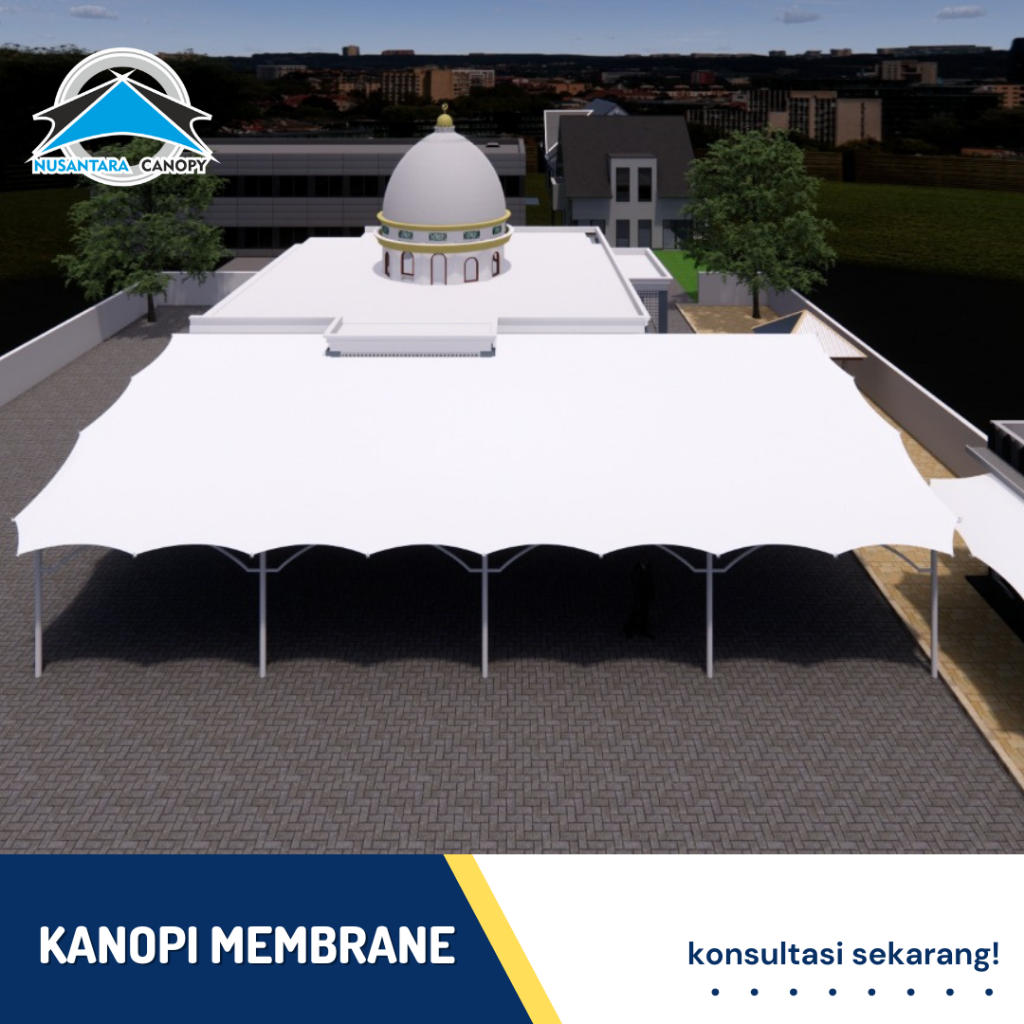 Jual Kanopi Membrane Bergaransi Canopy Atap Membrane Tenda Membran