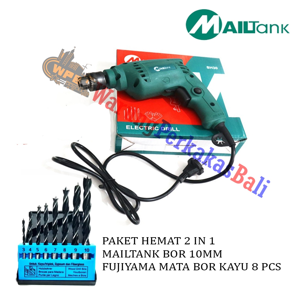 Jual SUPER HEMAT MAILTANK Mesin Bor 10mm Electric Drill SH30 Bor