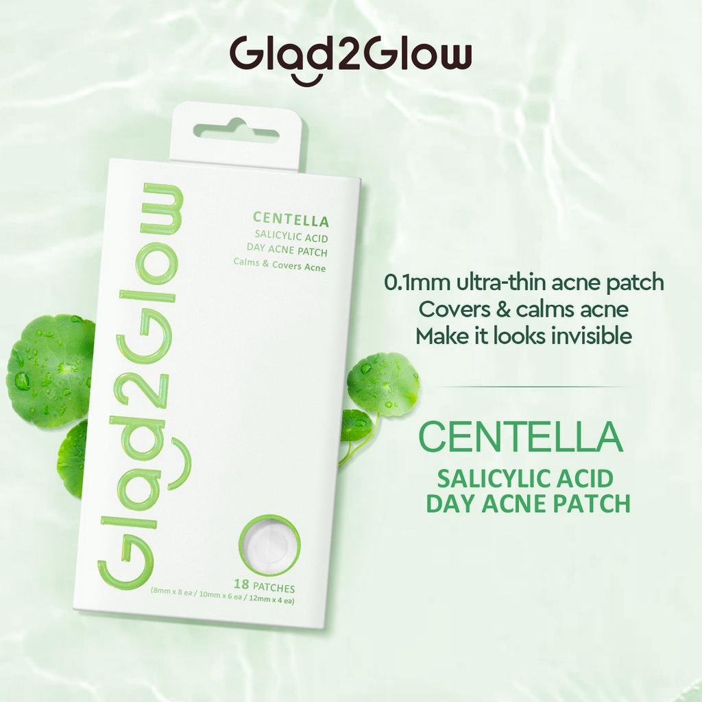 Jual GLAD2GLOW CENTELLA SALICYLIC ACID DAY ACNE PATCH Shopee Indonesia