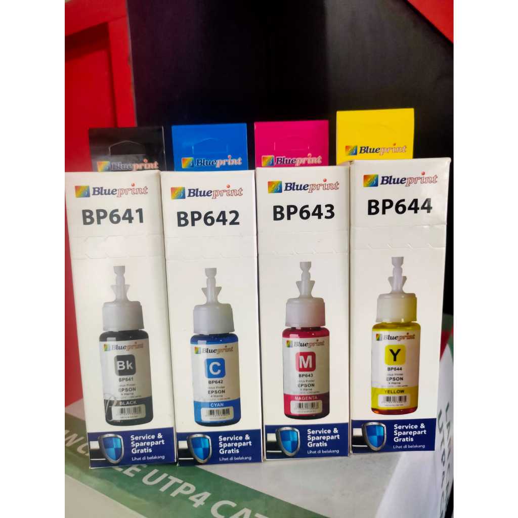 Jual TINTA REFILL BLUEPRINT 70ML BP641 For EPSON L120 L310 L360 L455