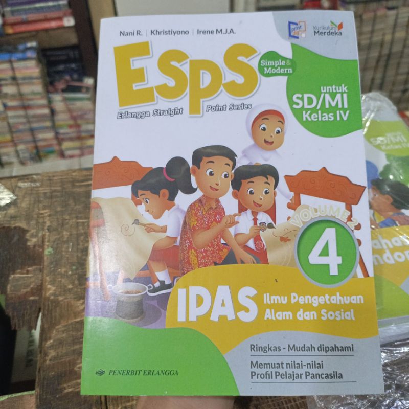 Jual Esps Ipas Ilmu Pengetahuan Alam Dan Sosial Volume Untuk Sd Mi Kelas Kurikulum Merdeka