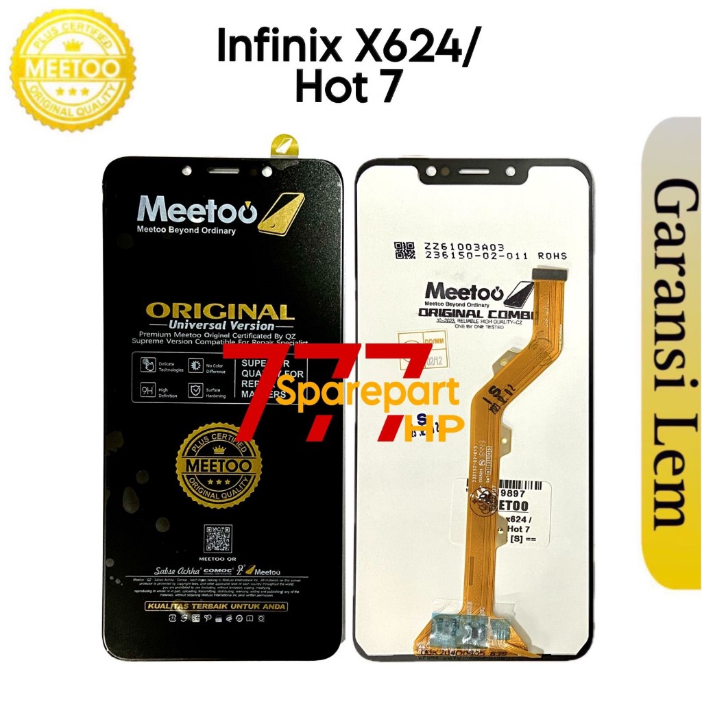 Jual MEETOO LCD Touchscreen Fullset Infinix Hot 7 X624 X624B