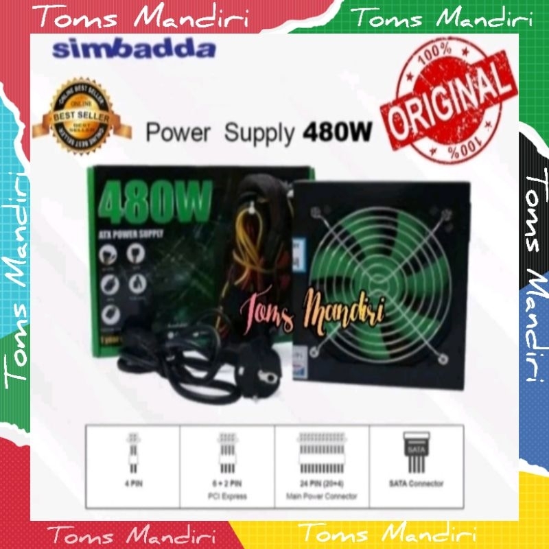 Jual Power Supply Simbadda 480 Watt Box Shopee Indonesia