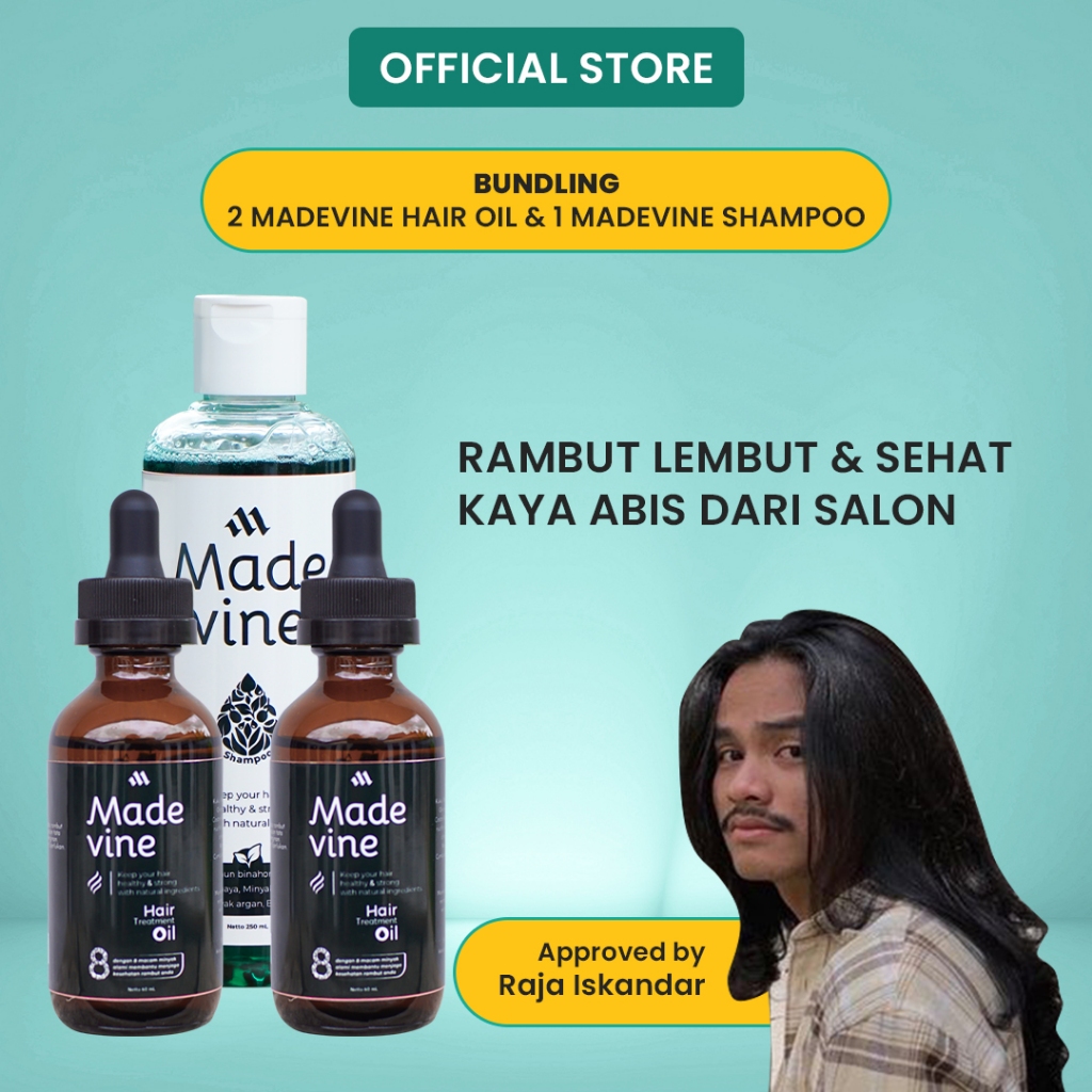 Jual Madevine Hair Oil Shampoo Vitamin Rambut Rontok Dan Kering