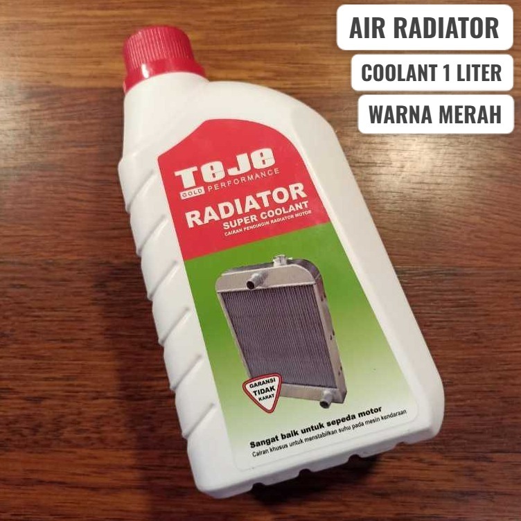 Jual AIR RADIATOR COOLANT 1 LITER CAIRAN PENDINGIN RADIATOR TEJE