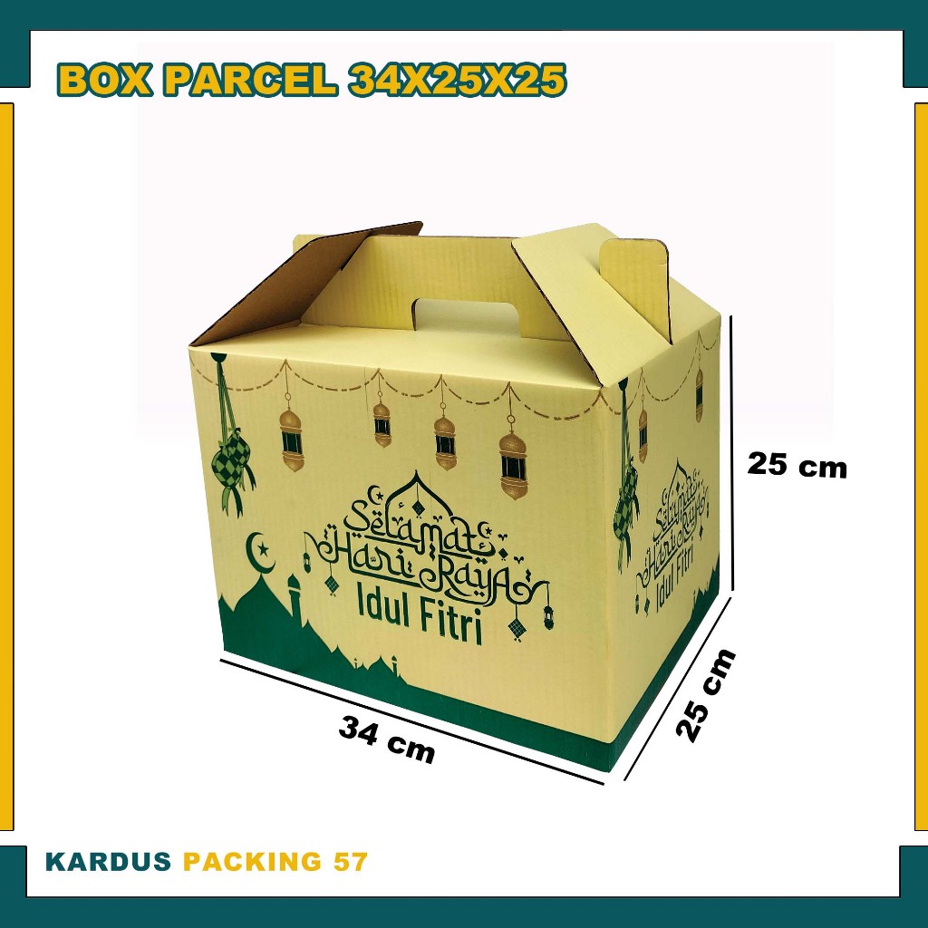 Jual Box Parcel 34x25x25 Cm Jinjing Kardus Karton Polos Box Hampers