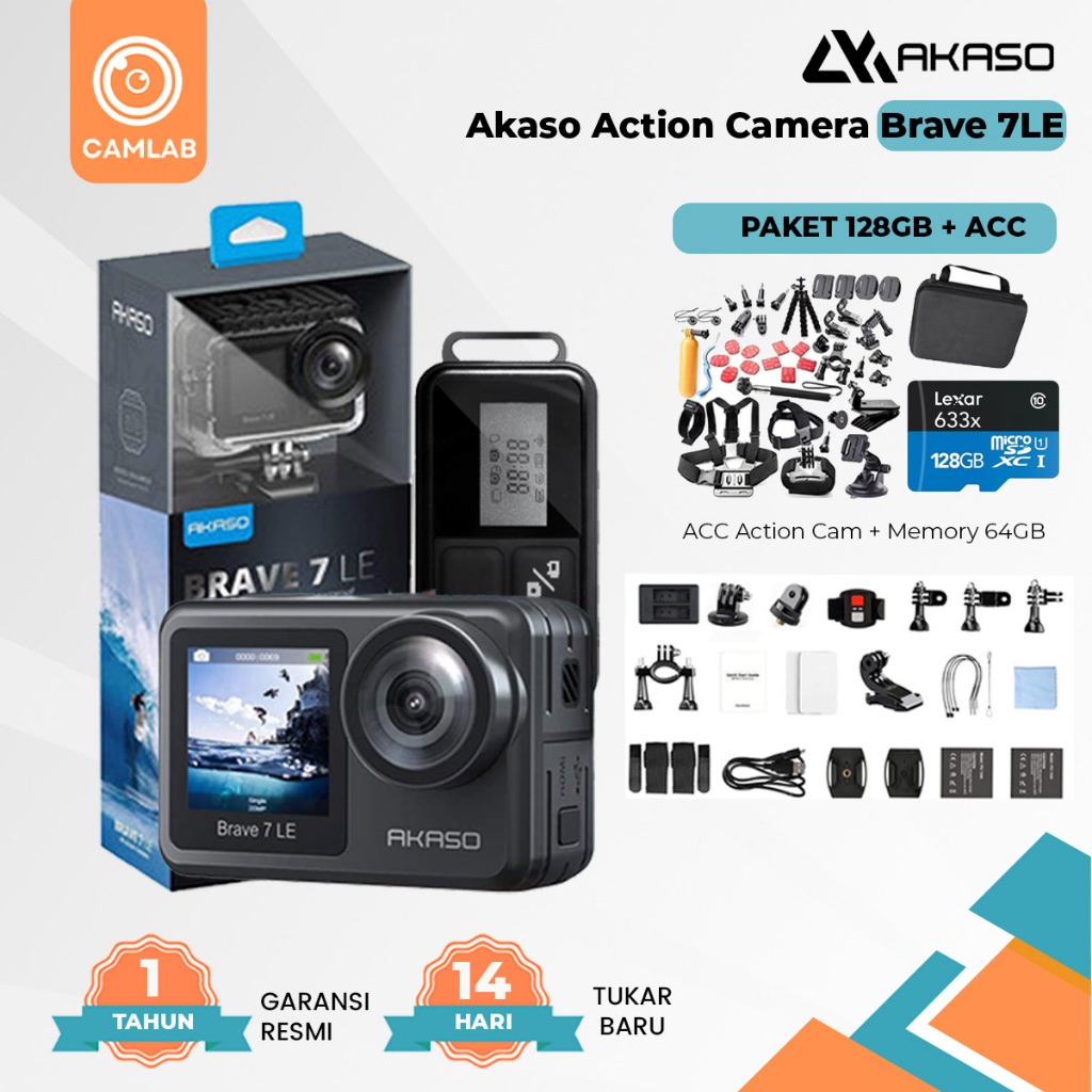 Jual Akaso Brave Le K Fps Action Camera Shopee Indonesia