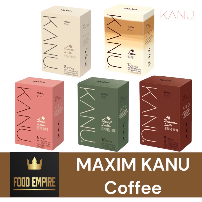 Jual Box Maxim Kanu Coffee Latte Tiramisu Vanila Dolce Kopi