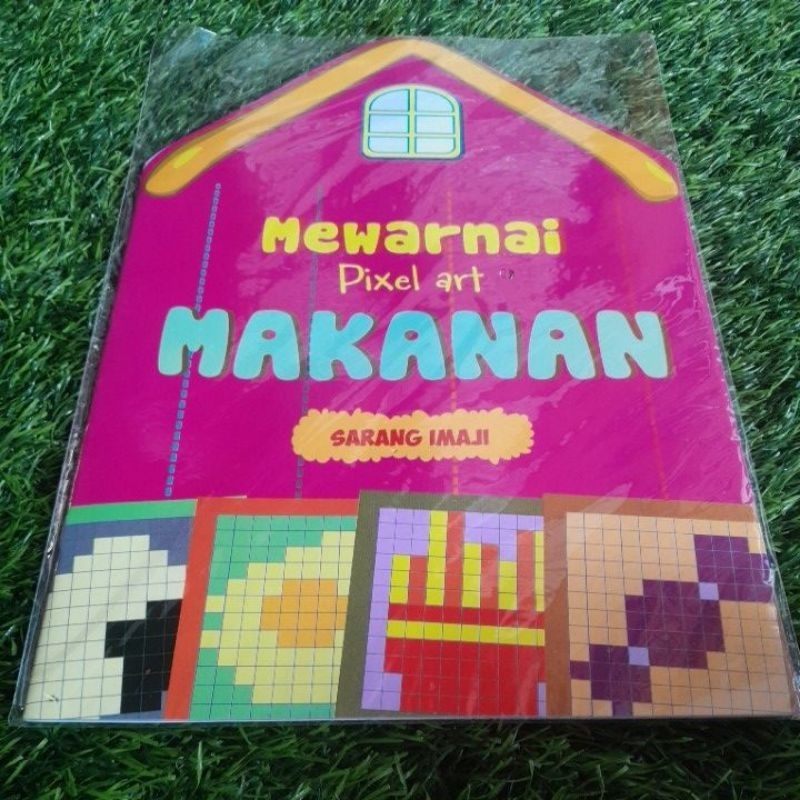 Jual Buku Mewarnai Pixel Art Makanan Shopee Indonesia