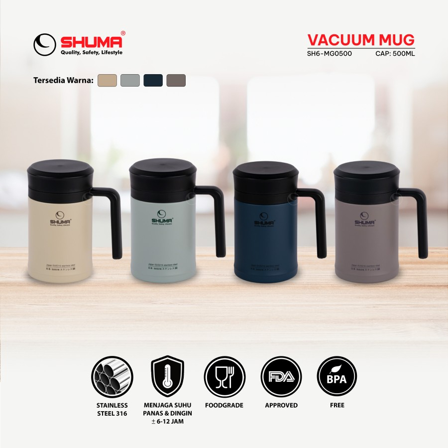 Jual Shuma S S New Vacuum Mug Ml Shopee Indonesia