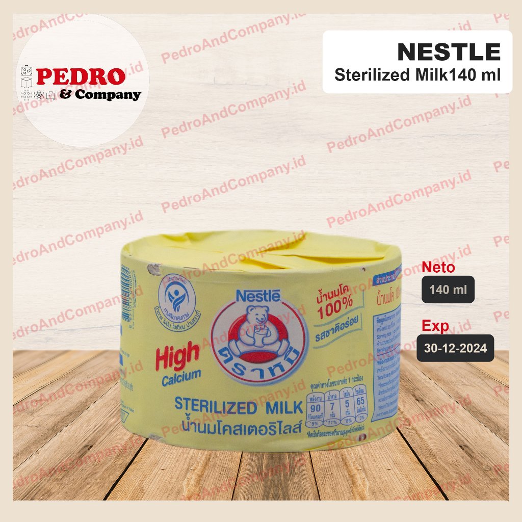 Jual Nestle Sterilized Milk High Calcium Susu Steril 140 Ml Kaleng