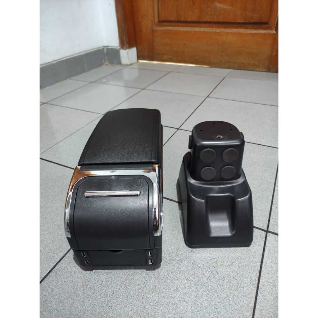 Jual Armrest Mobil Universal Center Console Box Usb Port Charger