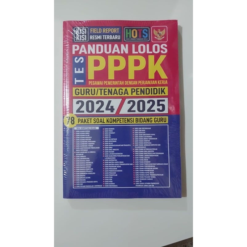 Jual BUKU PANDUAN LOLOS TES PPPK UNTUK GURU TENAGA PENDIDIK 2024 2025