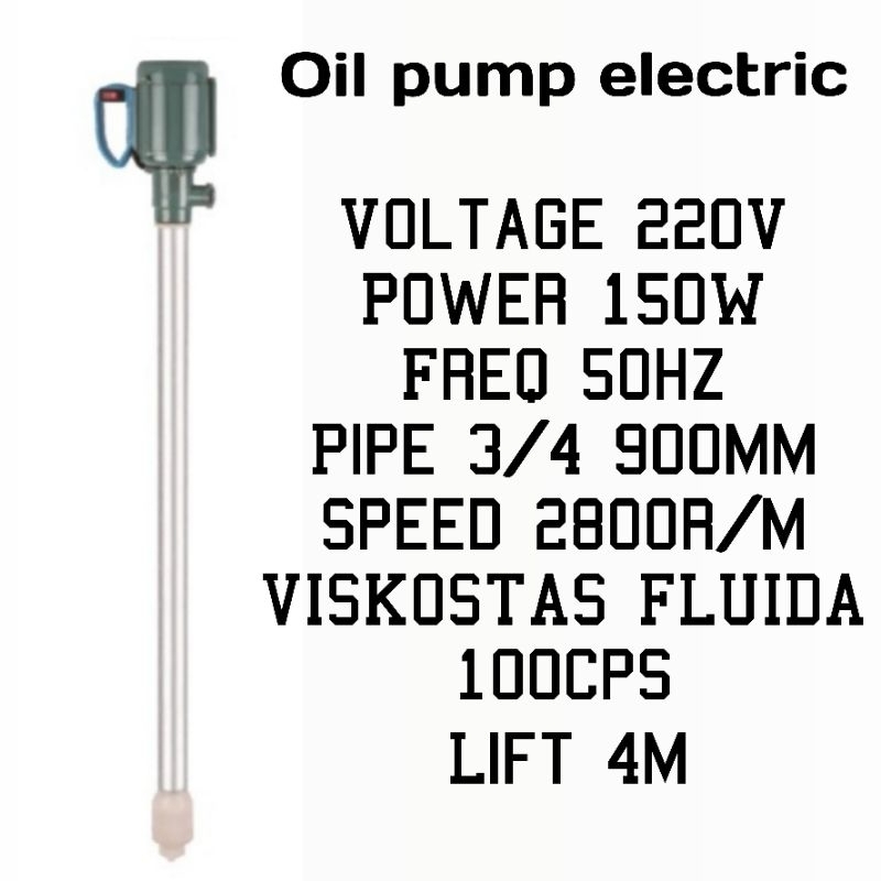 Jual Alat Pompa Oli Minyak Drum Elektrik Listrik Oil Pump Electric