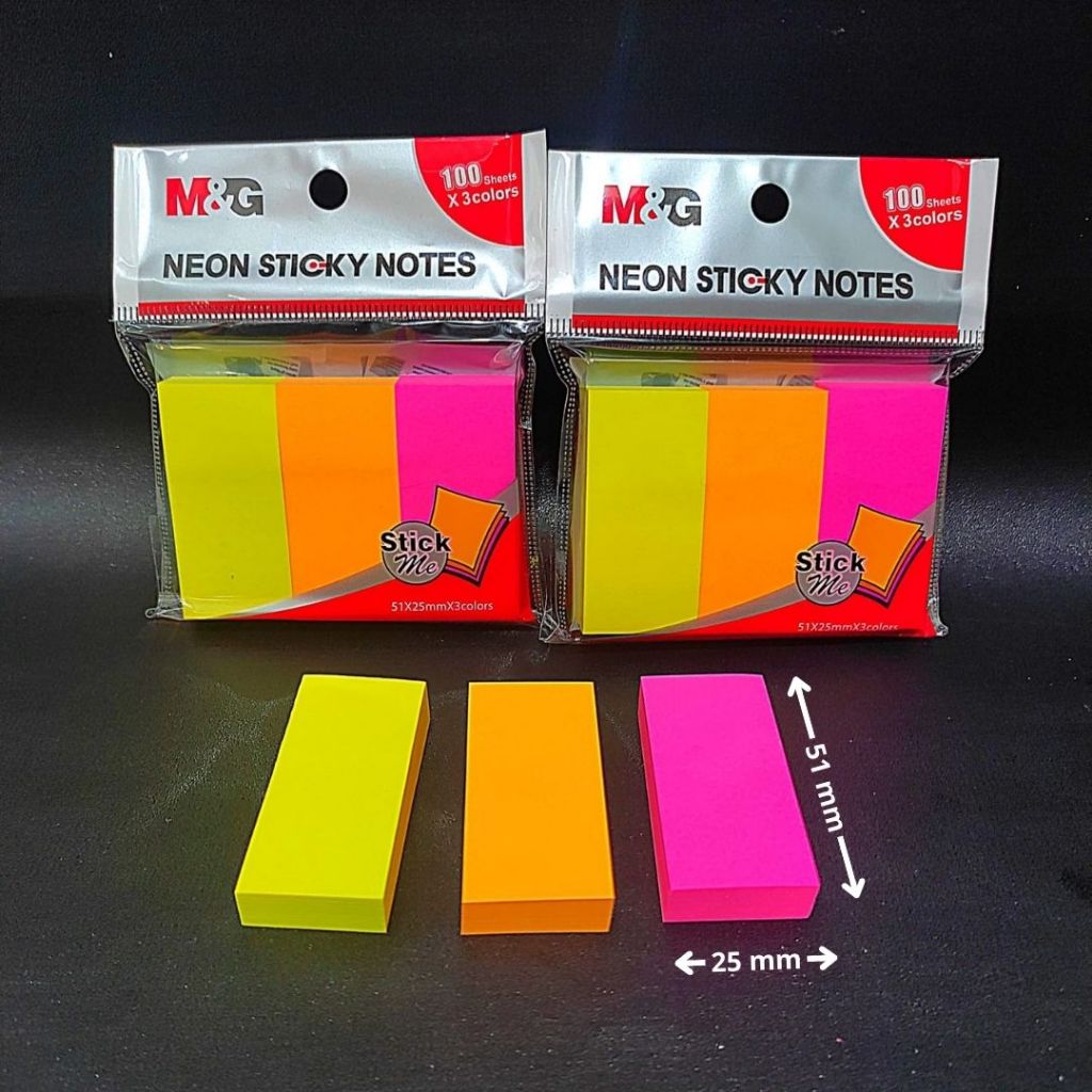 Jual Pembatas Buku Sticky Notes Kertas Memo Pos It Pi Warna X